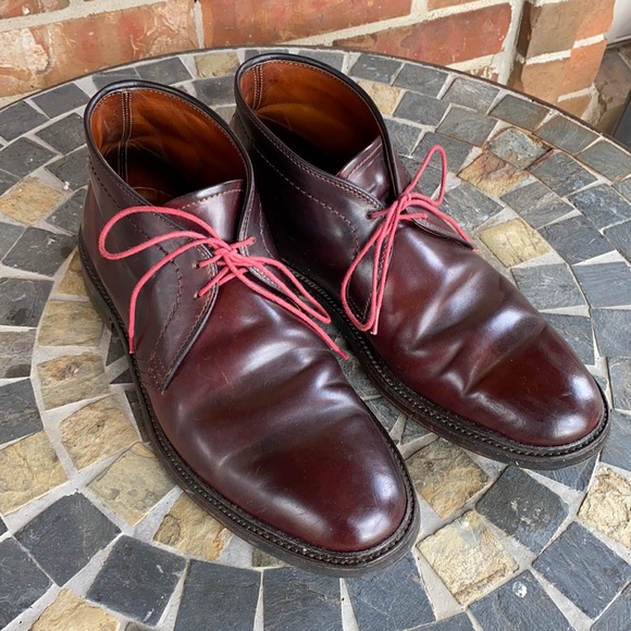 shell cordovan chukka